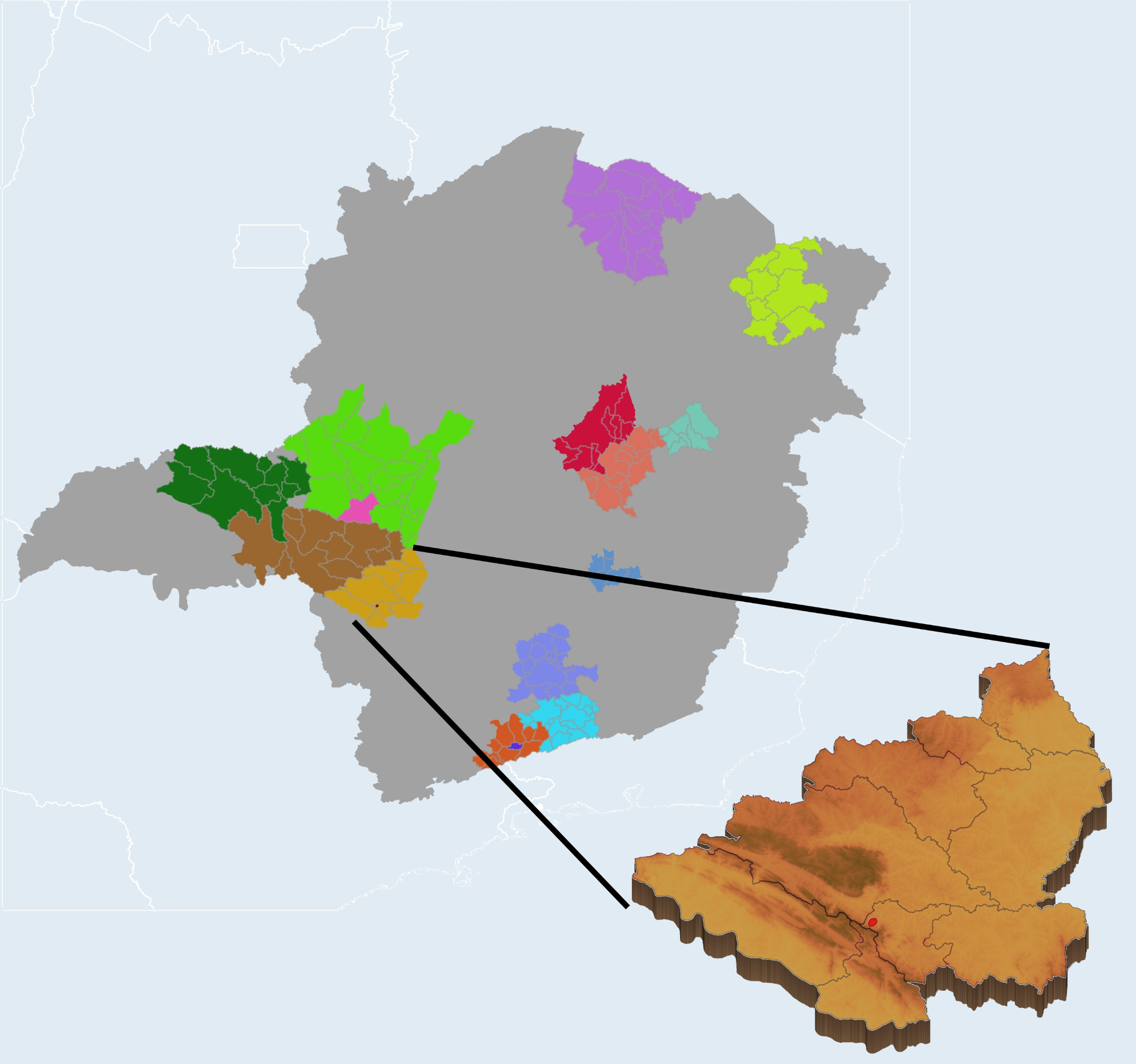 Regiões produtoras de Queijo Minas Artesanal